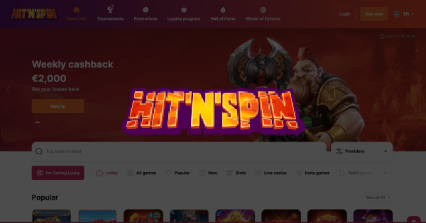 Hit'N'Spin Casino Logo