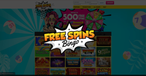 Free Spins Bingo Casino Logo