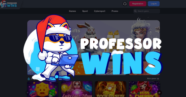 Professor Wins Casino Logo