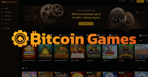 BitcoinGames Casino Logo