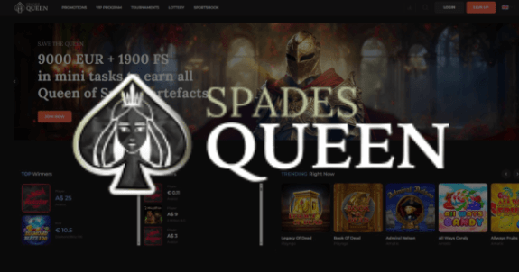 Spades Queen Casino Logo
