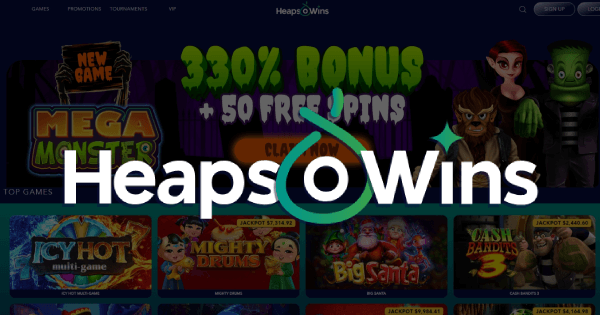 Heaps O' Wins Casino Logo