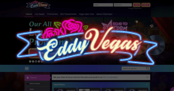 EddyVegas Casino Logo