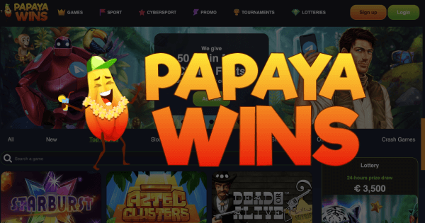 Papaya Wins Casino Logo